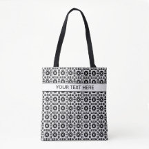 Elegantes Schwarz-Weiß-Geometrisches Muster