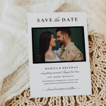 Elegantes Schwarz-Weiß-Hochzeitssemble-Foto