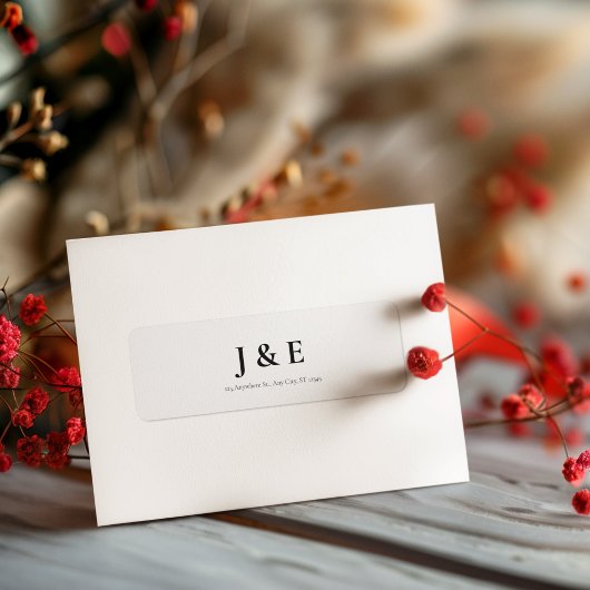 Elegantes Schwarz-Weiß-Hochzeitstil