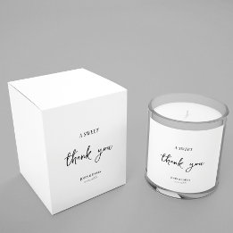 Elegantes Schwarz-Weiß-Hochzeitstil Geschenkschachtel