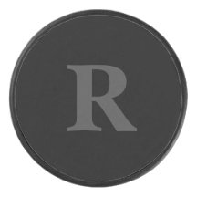 Elegantes Schwarz-Weiß-Monogramm