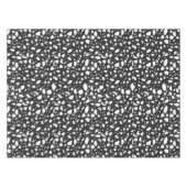 Elegantes Schwarz-Weiß-Muster | Modern Tischdecke (Vorderseite (Horizontal))