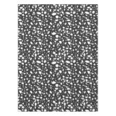 Elegantes Schwarz-Weiß-Muster | Modern Tischdecke (Vorderseite)