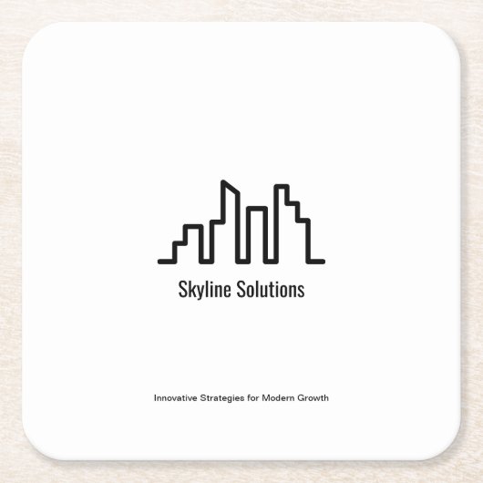 Elegantes Schwarz-Weiß-Set mit 6 Untersetzer (Vorderseite)