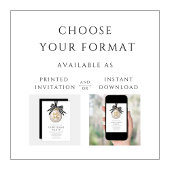 Elegantes Schwarz-Weiß-Weihnachtsfest-Party Einladung