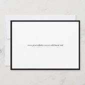 Elegantes Schwarz-weißes Echtheitszertifikat (Rückseite)