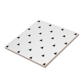 Elegantes Schwarz-weißes geometrisches Muster | Dr Fliese (Seite)