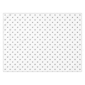 Elegantes Schwarz-weißes geometrisches Muster | Dr Tischdecke (Vorderseite (Horizontal))