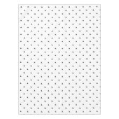 Elegantes Schwarz-weißes geometrisches Muster | Dr Tischdecke (Vorderseite)