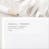 Elegantes Schwarz-weißes Script Minimalistische Ho (Insitu)