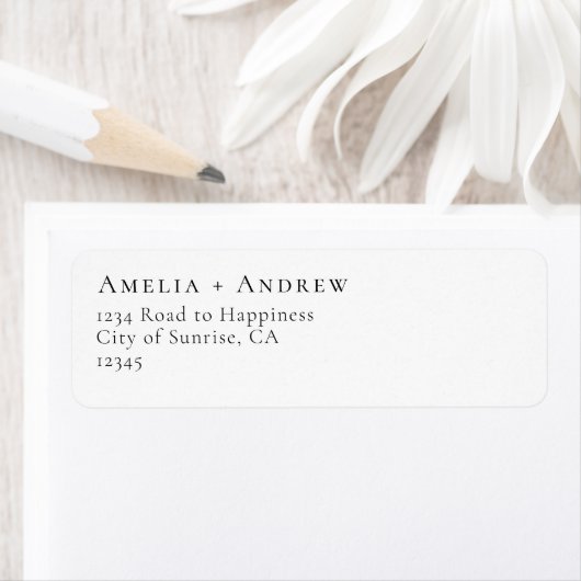 Elegantes Schwarz-weißes Script Minimalistische Ho (Insitu)