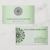 Elegantes schwarzer u. weißer visitenkarte (Vorne/Hinten)