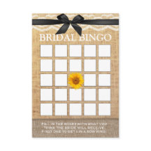 Elegantes schwarzes Band Sonnenblume Jute Braut Bi