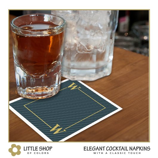 Elegantes Schwarzes Bellinzona Mit Monogramm Serviette