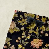 Elegantes Schwarzes Botanisches Floral Strandtuch (Beispiel)