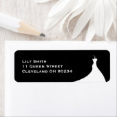 Elegantes Schwarzes Brautparty (Insitu)