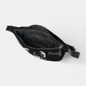 Elegantes, schwarzes Crab-Logo "Crabby & Proud" Bl Bauchtasche (Offen)