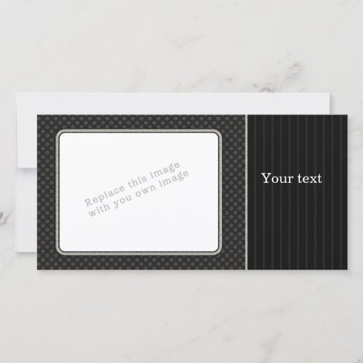 Elegantes schwarzes Design (Vorderseite)