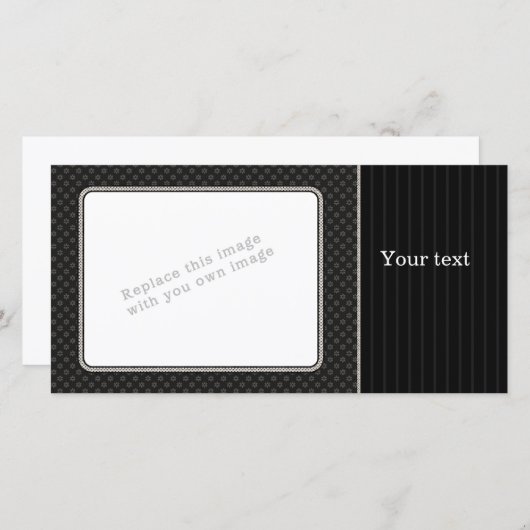 Elegantes schwarzes Design (Vorne/Hinten)