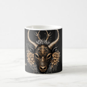Elegantes schwarzes Gold Kaffeetasse