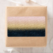 Elegantes, schwarzes Gold und blaues, einfaches Ko (Insitu)