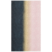 Elegantes, schwarzes Gold und blaues, einfaches Ko Tischdecke (Vorderseite)