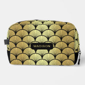 Elegantes Schwarzes Golden Traumstrecke Airolo - G Waschbeutel (Vorderseite)