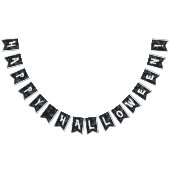 Elegantes schwarzes Halloween Wimpelkette (Alle)