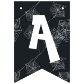 Elegantes schwarzes Halloween Wimpelkette (Zweite Fahne)