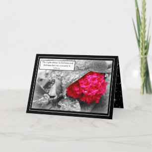 Elegantes schwarzes inspirierendes florales Weihna Karte