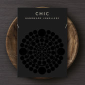 Elegantes Schwarzes Nekklace Pendant Display