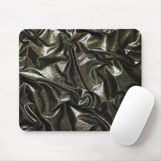Elegantes Schwarzes Satin-Look Mousepad (Mit Mouse)