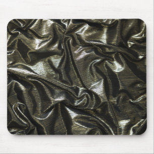 Elegantes Schwarzes Satin-Look Mousepad