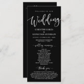 Elegantes schwarzes Skript, Unser Programm für Hoc (Vorne/Hinten)