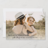 Elegantes Schwarzes und Gold Snowflake Weihnachten (Vorderseite)