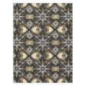 Elegantes Schwarzes und Gold Tischdecke (Vorderseite)