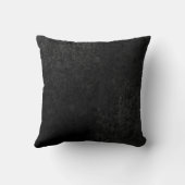 Elegantes Schwarzes Velvet Gold Verheiratete Weihn Kissen (Rückseite)