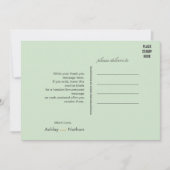 Elegantes Schwarzes Weiß Wasserfarbenfrohe Hochzei Einladung (Vorderseite)