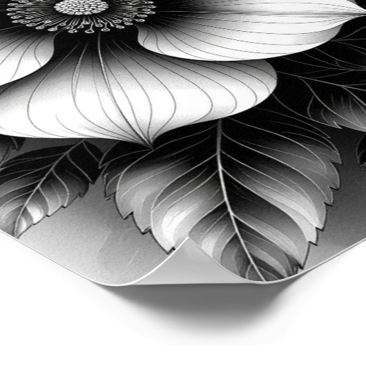 Elegantes schwarzes, wertvolles Posterpapier (Matt Poster (Ecke)