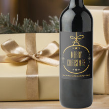Elegantes Schwarzgold Frohe Weihnachten Benutzerde