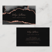 elegantes Schwarzspiel Visitenkarte (Vorne/Hinten)