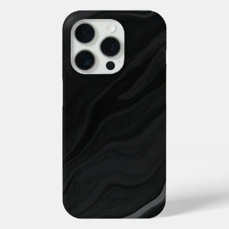 Elegantes Schwarzstein-Marmor-Muster Case-Mate iPhone Hülle