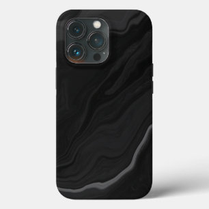 Elegantes Schwarzstein-Marmor-Muster Case-Mate iPhone Hülle