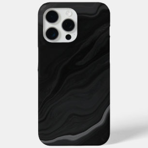 Elegantes Schwarzstein-Marmor-Muster Case-Mate iPhone Hülle