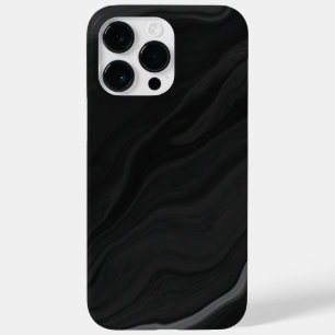 Elegantes Schwarzstein-Marmor-Muster Case-Mate iPhone 14 Pro Max Hülle