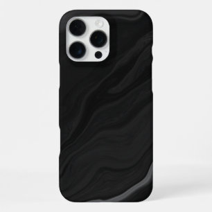 Elegantes Schwarzstein-Marmor-Muster iPhone 16 Pro Max Hülle