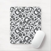Elegantes Schwarzweiß-Mousepad Mousepad (Mit Mouse)