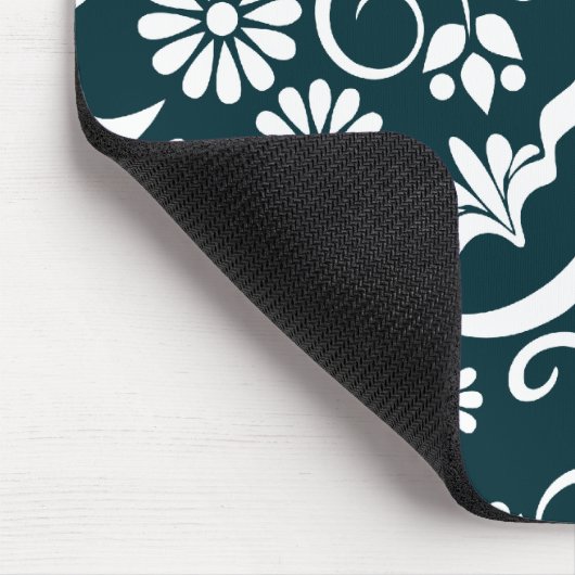 Elegantes Schwarzweiß-Mousepad Mousepad (Ecke)