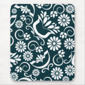 Elegantes Schwarzweiß-Mousepad Mousepad (Vorne)