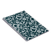 Elegantes Schwarzweiß-Notebook Notizblock (Rechte Seite)